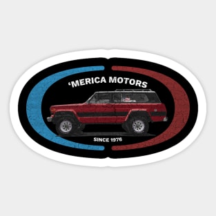 Merica Motors - Distressed for Darks Sticker